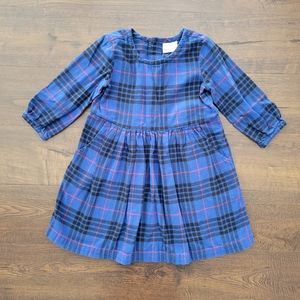 Blue Plaid Dress